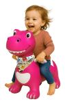 Jamara Hüpftier Dino mit Flügel HoppyDoo pink mit Pumpe
