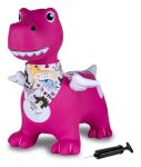 Jamara Hüpftier Dino mit Flügel HoppyDoo pink mit Pumpe