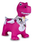 Jamara Hüpftier Dino mit Flügel HoppyDoo pink mit Pumpe