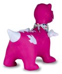 Jamara Hüpftier Dino mit Flügel HoppyDoo pink mit Pumpe