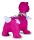 Jamara Hüpftier Dino mit Flügel HoppyDoo pink mit Pumpe