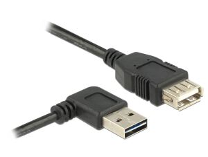 DeLOCK 1m, USB 2.0-A - USB 2.0-A USB Kabel USB A 0,48 Gbit/s Schwarz