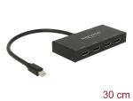 DELOCK Displayport Splitter 1 mini DP Eingang -> 4x 4K Au