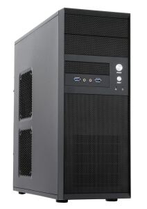 Chieftec CQ-01B-U3-OP Computer-Gehäuse Midi Tower Schwarz
