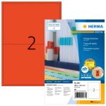 HERMA 4567 selbstklebendes Etikett Rechteck Rot 200 Stück(e)