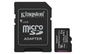 Kingston Technology 1TB microSDXC Canvas Select Plus Gen3 150MB/s A1 (Einschließlich SD Adapter)