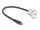 DELOCK USB10 GbpsType-C Einbaubuchse mit Kabelp. St. Alu.30m