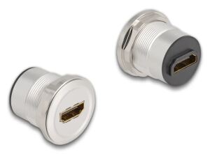 DELOCK HDMI Einbaubuchse 8K 60 HZ Aluminium
