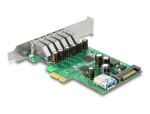 DELOCK PCI Expr Card 6x USB3.0 ext + 1x USB3.0 int +LowPro