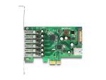 DELOCK PCI Expr Card 6x USB3.0 ext + 1x USB3.0 int +LowPro