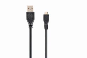 Gembird CCP-MUSB2-AMBM-10 USB Kabel USB 2.0 3 m Micro-USB B USB A Schwarz