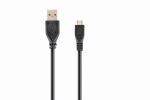 Gembird CCP-MUSB2-AMBM-10 USB Kabel USB 2.0 3 m Micro-USB B USB A Schwarz
