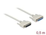 DeLOCK Serielles Kabel D-Sub 25 Stecker zu Buchse 0,5 m