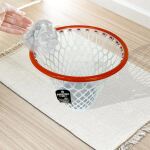Mad Monkey 4260513722714 Abfallbehälter Rund Orange, Weiß
