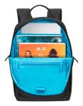Rivacase Alpendorf Rucksack Lässiger Rucksack Schwarz Polyester