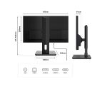 JAPANNEXT JN-I215FLFHSP-C65W Computerbildschirm 54,6 cm (21.5") 1920 x 1080 Pixel Full HD LCD Schwarz
