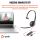 HP Poly Blackwire 3210 Monaurales USB-C-Headset + USB-C/A-Adapter