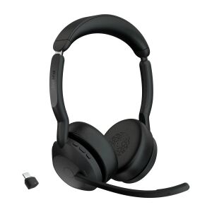 Jabra Evolve2 55 Kopfhörer Kabellos Kopfband Büro/Callcenter USB Typ-C Bluetooth Ladestation