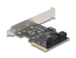 DELOCK PCI Express x4 Karte zu 5 Port SATA Kontroller - Low