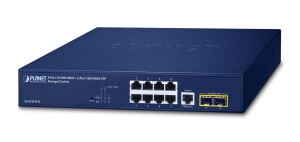 PLANET 8-Port 10/100/1000T + 2-Port 100/1000X SFP