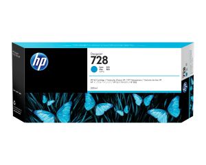 HP 728 Cyan DesignJet Druckerpatrone, 300 ml