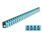 DELOCK 19" LWL Spleißbox Frontblende 24 Port...