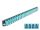 DELOCK 19" LWL Spleißbox Frontblende 24 Port LC Quad aqua
