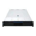 ASUS RS720A-E13-RS8U Socket SP5 Rack (2U) Schwarz, Silber
