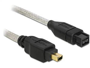 DeLOCK FireWire A/B, 1.0m 1 m Grau