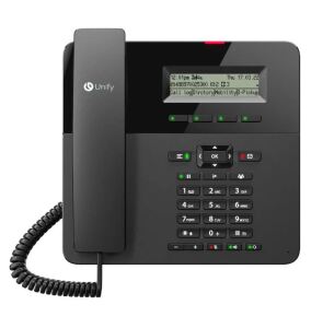 Unify OpenScape Desk Phone CP210 Analoges Telefon Schwarz