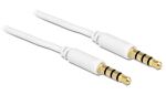 DELOCK Klinkekabel 3,5mm -> 3,5mm StSt 1.00m 4Pin...