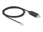 DeLOCK Adapterkabel USB Typ-A zu Seriell RS-232 RJ12 mit...