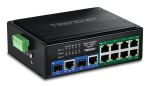 Trendnet TI-BG108 Netzwerk-Switch Gigabit Ethernet (10/100/1000) Power over Ethernet (PoE) Schwarz