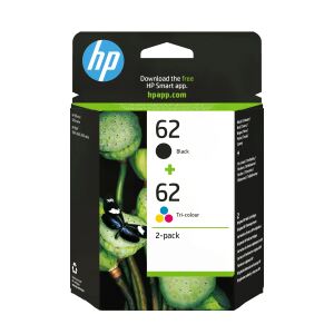 HP 62 2er-Pack Schwarz/Cyan/Magenta/Gelb Original Druckerpatronen