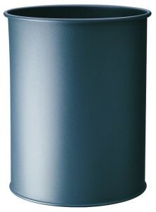 Durable 330158 Mülleimer 15 l Rund Metall Anthrazit