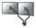 Neomounts DS70-250BL2 Monitorarm 17-32" - Gasfeder - Topfix - 180°-Stopp