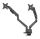 Neomounts DS70-250BL2 Monitorarm 17-32" - Gasfeder - Topfix - 180°-Stopp