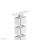 Neomounts ADS06-133WH Kabelwirbelsäule - Schraubbefestigung - universal