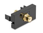 DELOCK Easy 45 Modul Cinch Buchse zu Cinch Buchse vergoldet