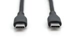 Digitus USB-C Silikon Anschlusskabel, 0,5m, schwarz