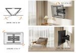 Equip 43"-90" Ultraflache Full-Motion TV-Wandhalterung