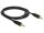 DELOCK Klinkekabel 3,5mm -> 3,5mm St/St 2.00m schwarz