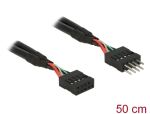 DELOCK USB Verl. Pinheader 10Pin -> 10Pin St/Bu 0.50m