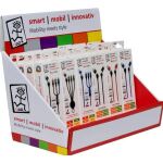 2GO Thekendisplay Discokugel 12 Stk. incl. 3 Adapter je Kug.