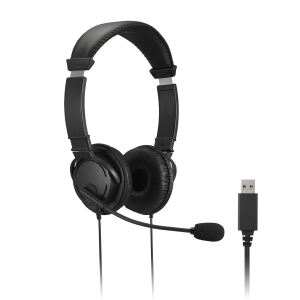Kensington Classic USB-A Headset mit Mikrofon und Lautstärkeregler