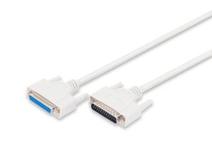 Digitus Datentransfer Verlängerungskabel, D-Sub25/St - D-Sub25/Bu