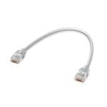 Ubiquiti UACC-Cable-Patch-EL-0.15M-W Netzwerkkabel Durchscheinend, Weiß 0,15 m Cat6