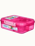 Sistema 41690 Lebensmittelaufbewahrungsbehälter Rechteckig Container 1,65 l Gemischte Farben 3 Stück(e)