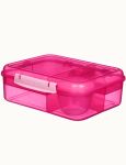Sistema 41690 Lebensmittelaufbewahrungsbehälter Rechteckig Container 1,65 l Gemischte Farben 3 Stück(e)