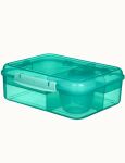 Sistema 41690 Lebensmittelaufbewahrungsbehälter Rechteckig Container 1,65 l Gemischte Farben 3 Stück(e)